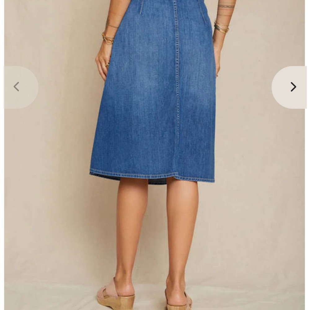 AMO Denim Marie Wrap Skirt - Wistful Blue - New without tags - Picture 8 of 11